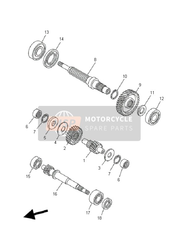 Yamaha YP400 MAJESTY 2010 Transmission for a 2010 Yamaha YP400 MAJESTY